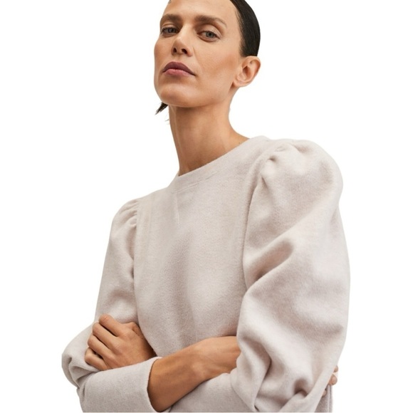 Mango Puffed Sleeves Sweater Size 3XL NWT - Picture 3 of 12